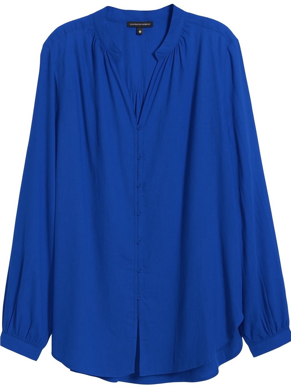 NWT Universal Standard Avalon Linen Blouse Ultramarine Blue S_14-16